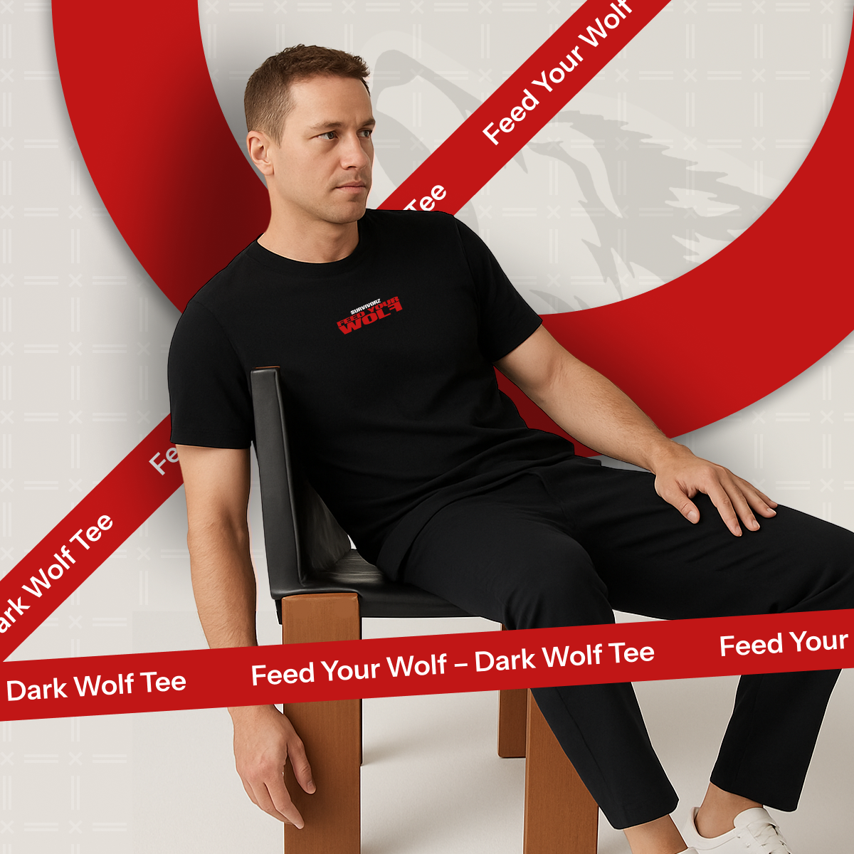 Feed Your Wolf – Dark Wolf Tee